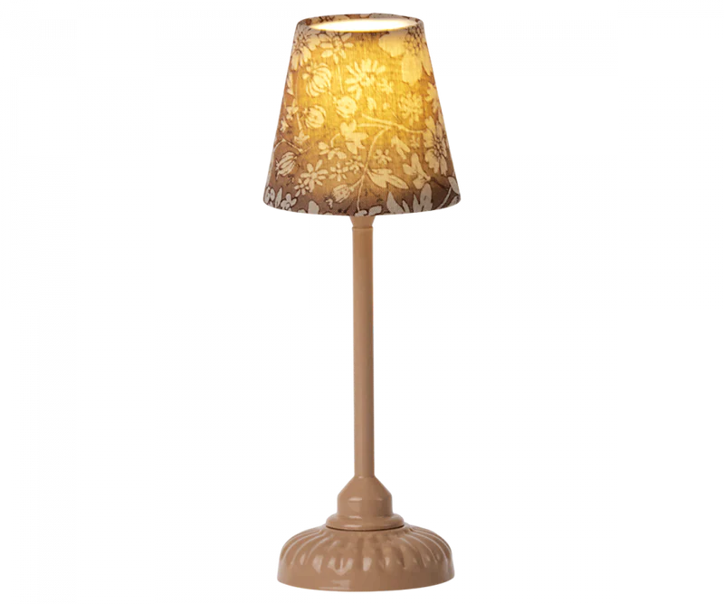 Lampadaire miniature rose poudré