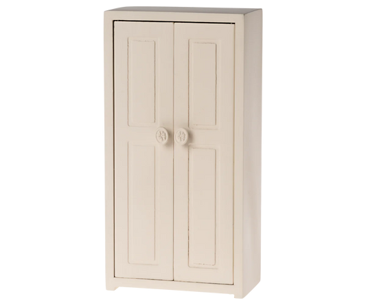 Armoire en bois crème