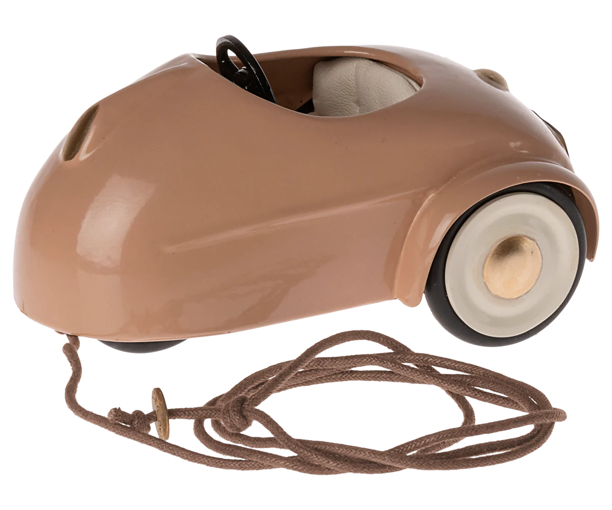 Voiture Souris vieux rose