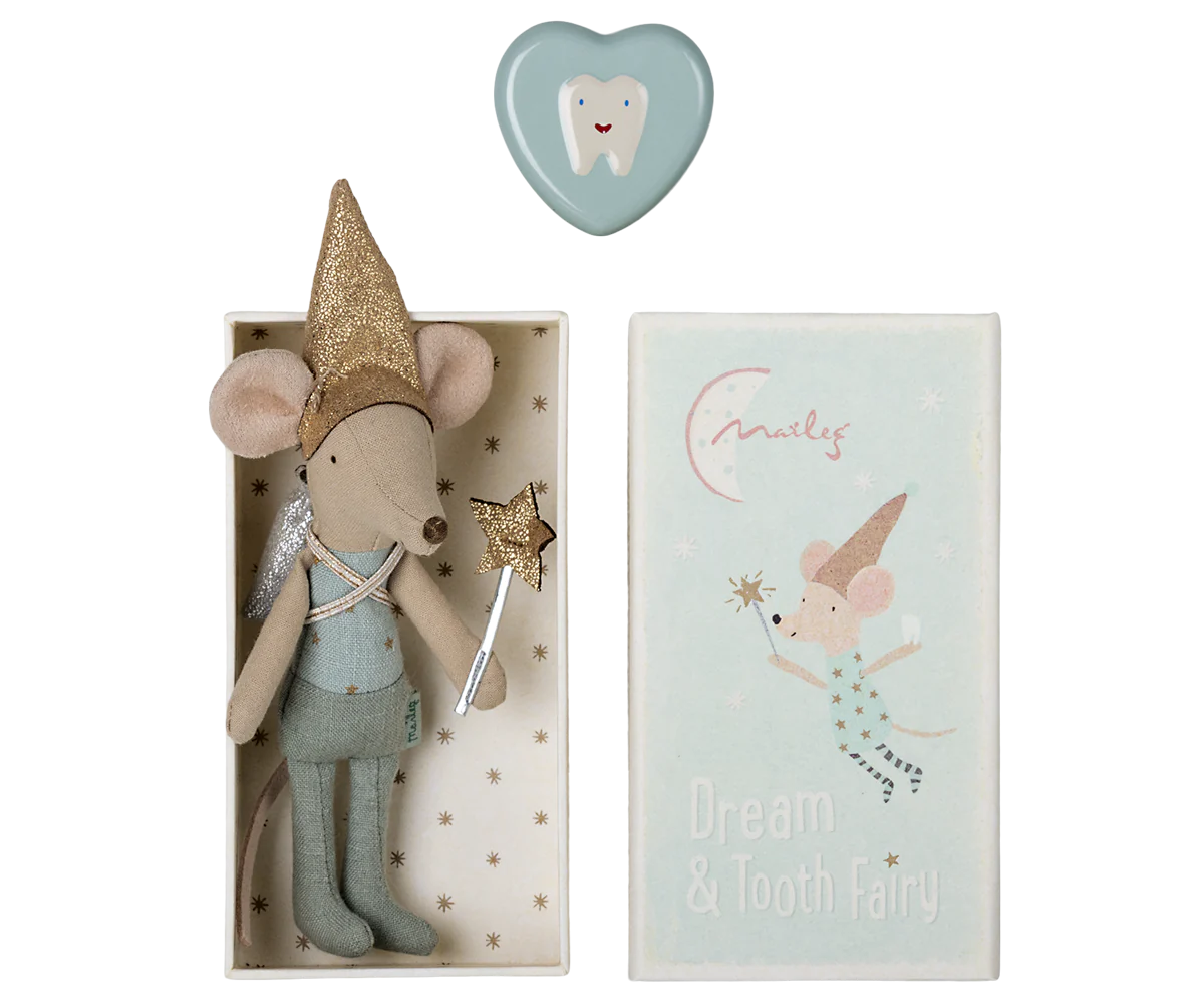 Tooth fairy mouse blue
