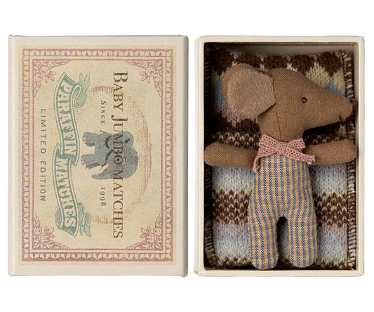 Baby mouse sleepy wakey in matchbox