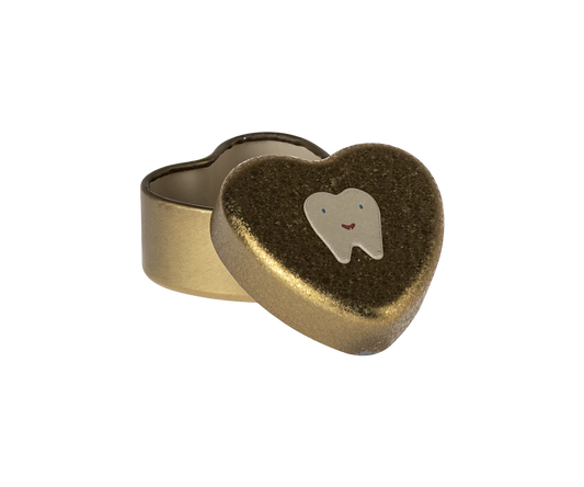 Boite à dents dorée mini