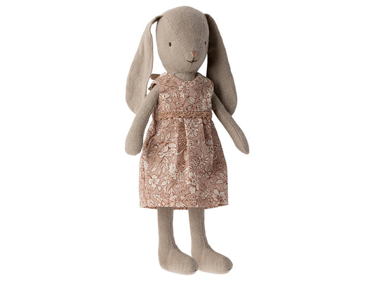 Bunny size 1 en robe fleurie