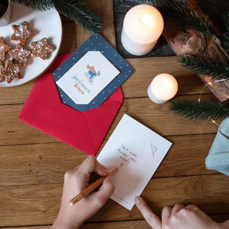 Carte de voeux à offrir - Joyeuses Fêtes