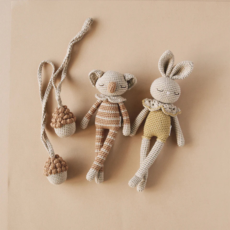 Doudou Bianca le lapin Kiwi