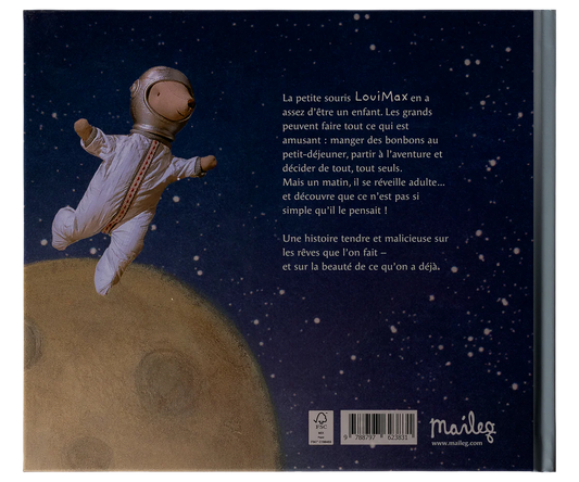 Album jeunesse LouiMax rêve d'être adulte