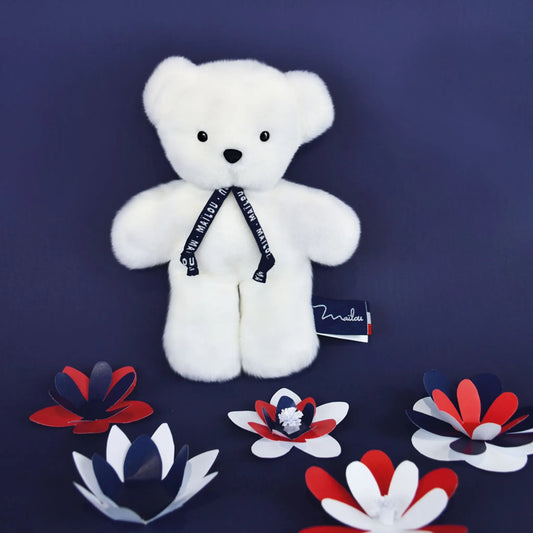 "Le petit frenchie" blanc 20 cm