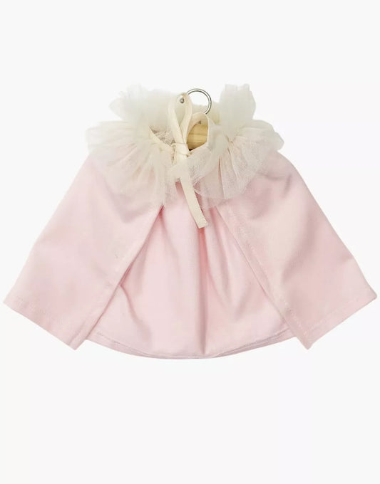 Gordis - Cape de danseuse Oxana en jersey rose pâle et tulle écru
