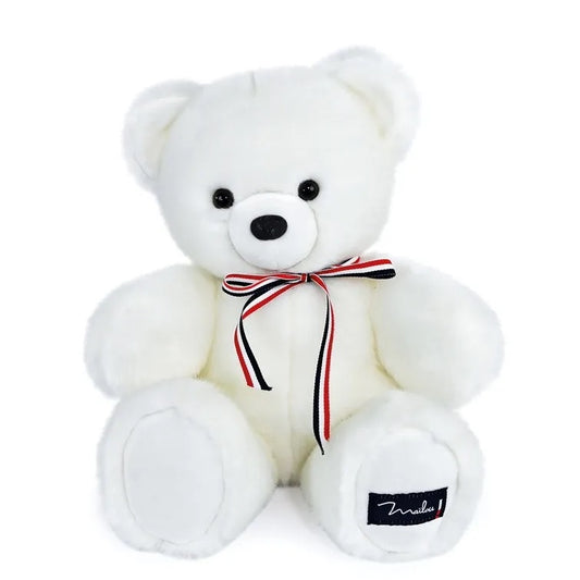 L'OURS FRANCAIS 35 cm - Blanc poudré