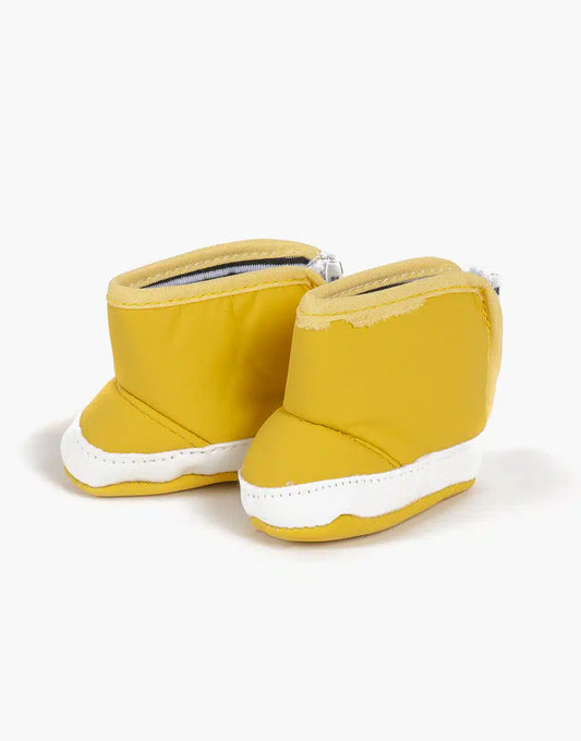 Paire de bottes jaune pour poupées