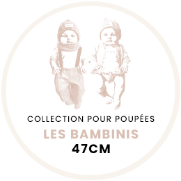 Bambinis - Ensemble body Andréa et bonnet nid d'abeille lin