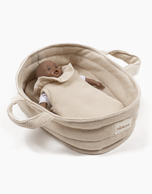 Minis - Turbulette nid d'abeille lin