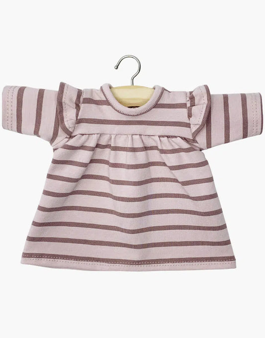 Gordis - Robe Mélodie en jersey à rayures rose orchidée
