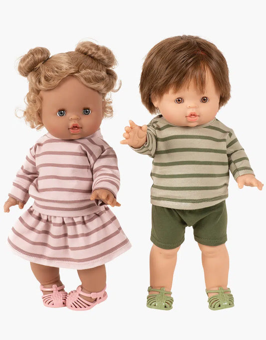 Gordis - Ensemble Liliane marinière et jupe jersey avec bonnet