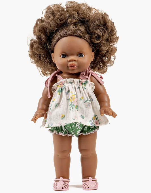 Ensemble top Mila Printemps et bloomer liberty Emile et Ida pour poupée