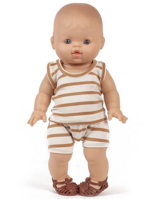 Gordis - Dessous Marcel rayures beige