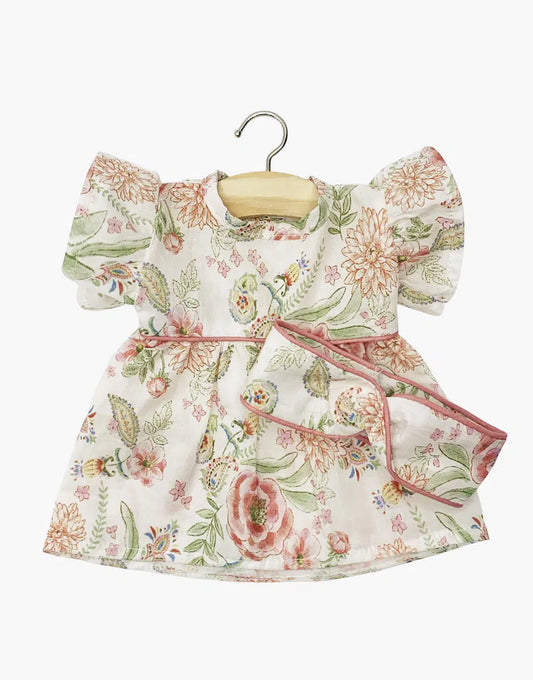 Robe daisy et son headband en coton Lili-Rose