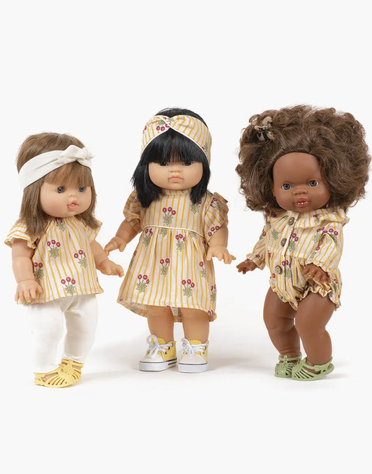 Gordis - barboteuse Léonore en coton pâquerettes