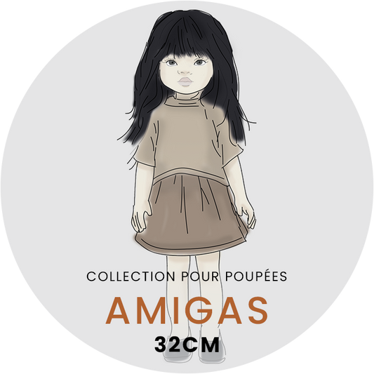 Amigas - Poupée Nora avec sa robe Iva lilas