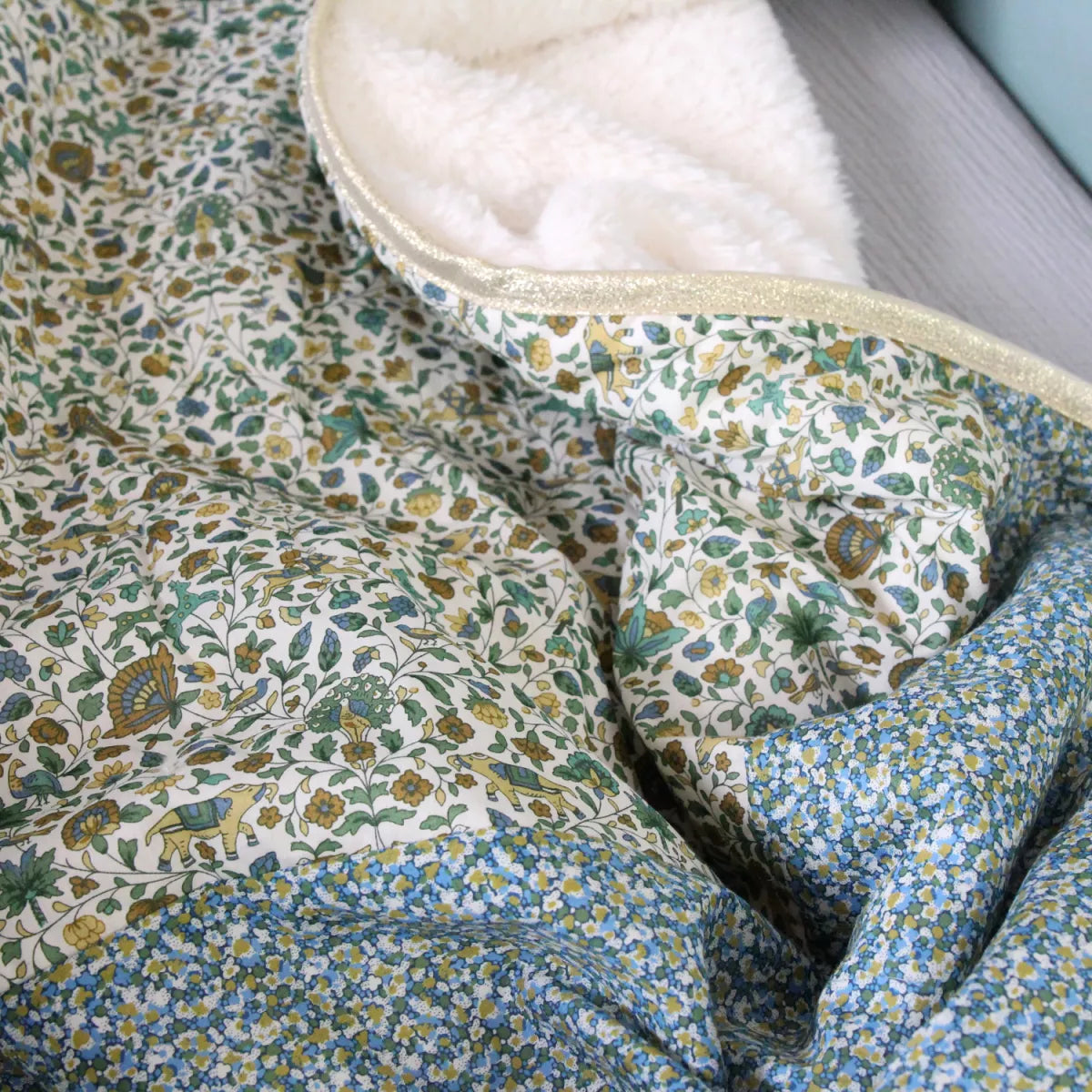 Couverture liberty polaire Arthur