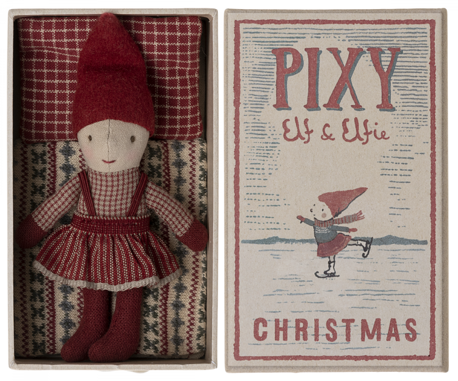 Pixy dans sa boite d'allumettes