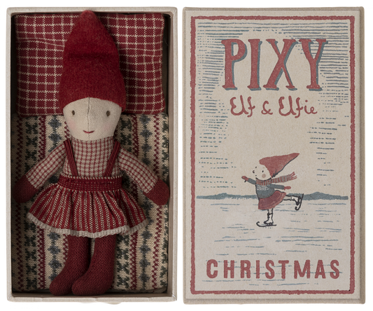 Pixy dans sa boite d'allumettes