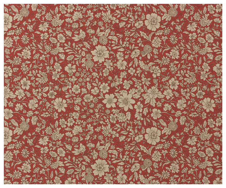 Papier cadeau blossom red