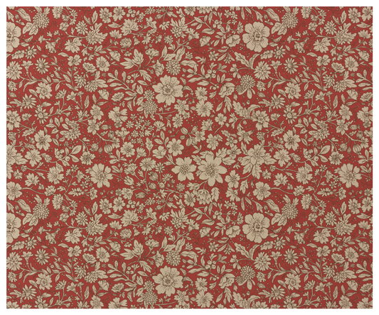 Papier cadeau blossom red