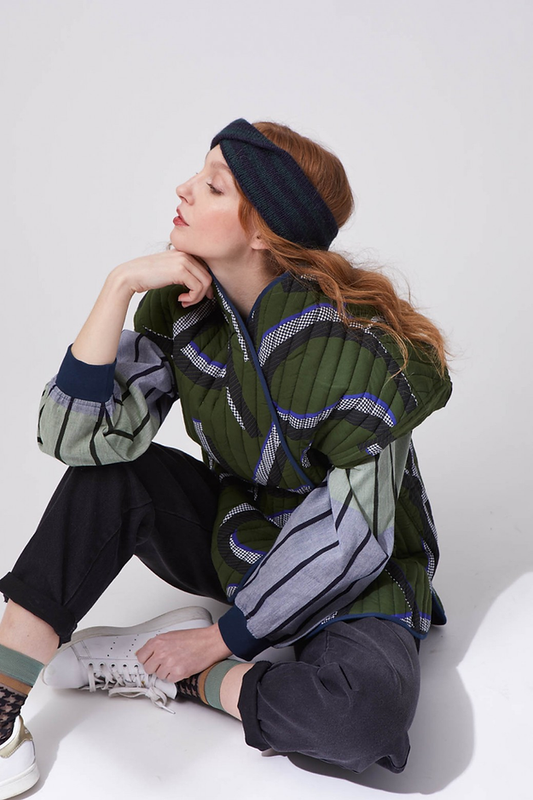 Bandeau Altea Rayé Vert