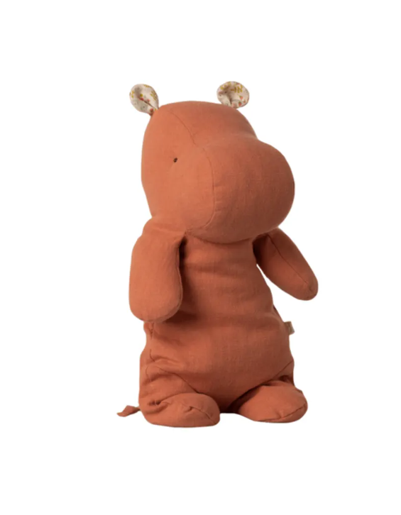 Hippo dusty coral Medium Safari Friends