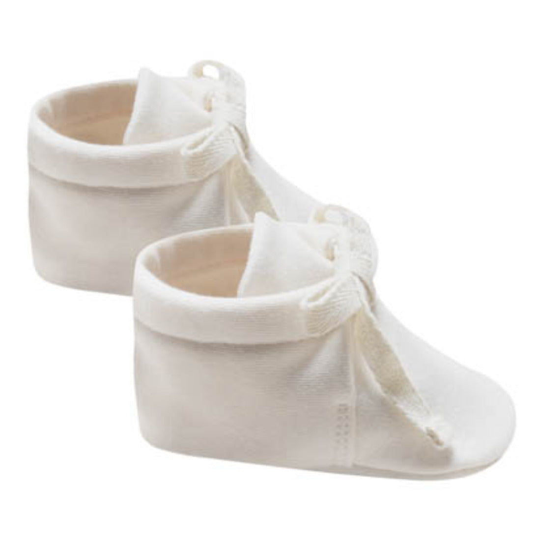 Chaussons bébé ivoire