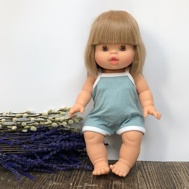 Poupon Zoé yeux marrons - Minikane