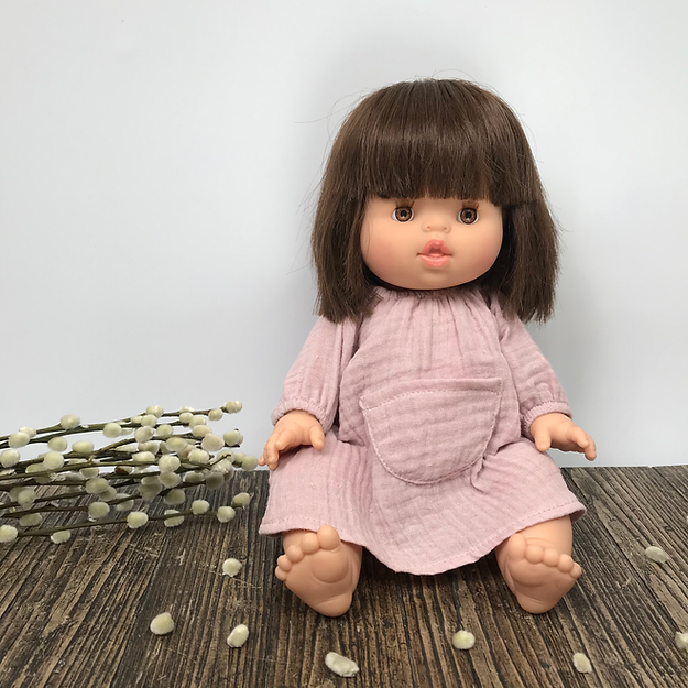 Poupée Jeanne yeux marrons - Minikane