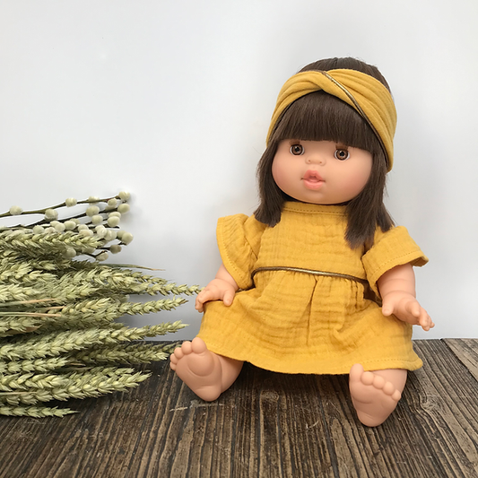 Poupée Jeanne yeux marrons