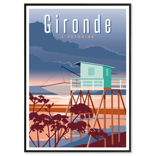 Affiche la Gironde l'Estuaire