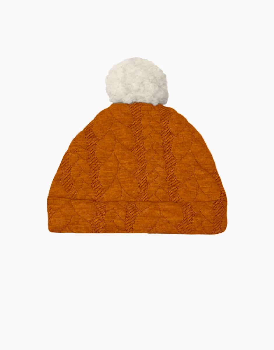 Bonnet Gilbert cognac pour poupée