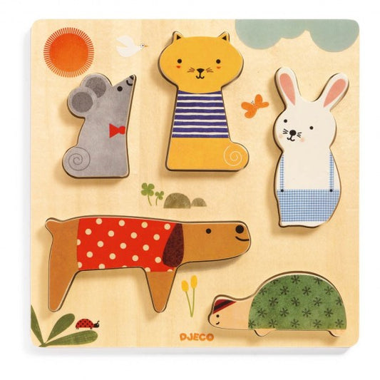 Puzzle Relief Animaux Woodypets
