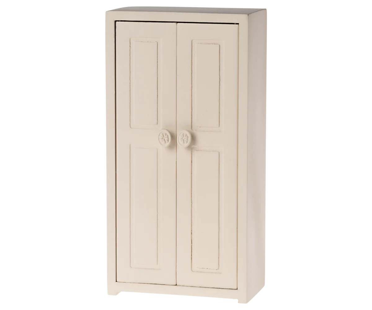 Armoire en bois crème