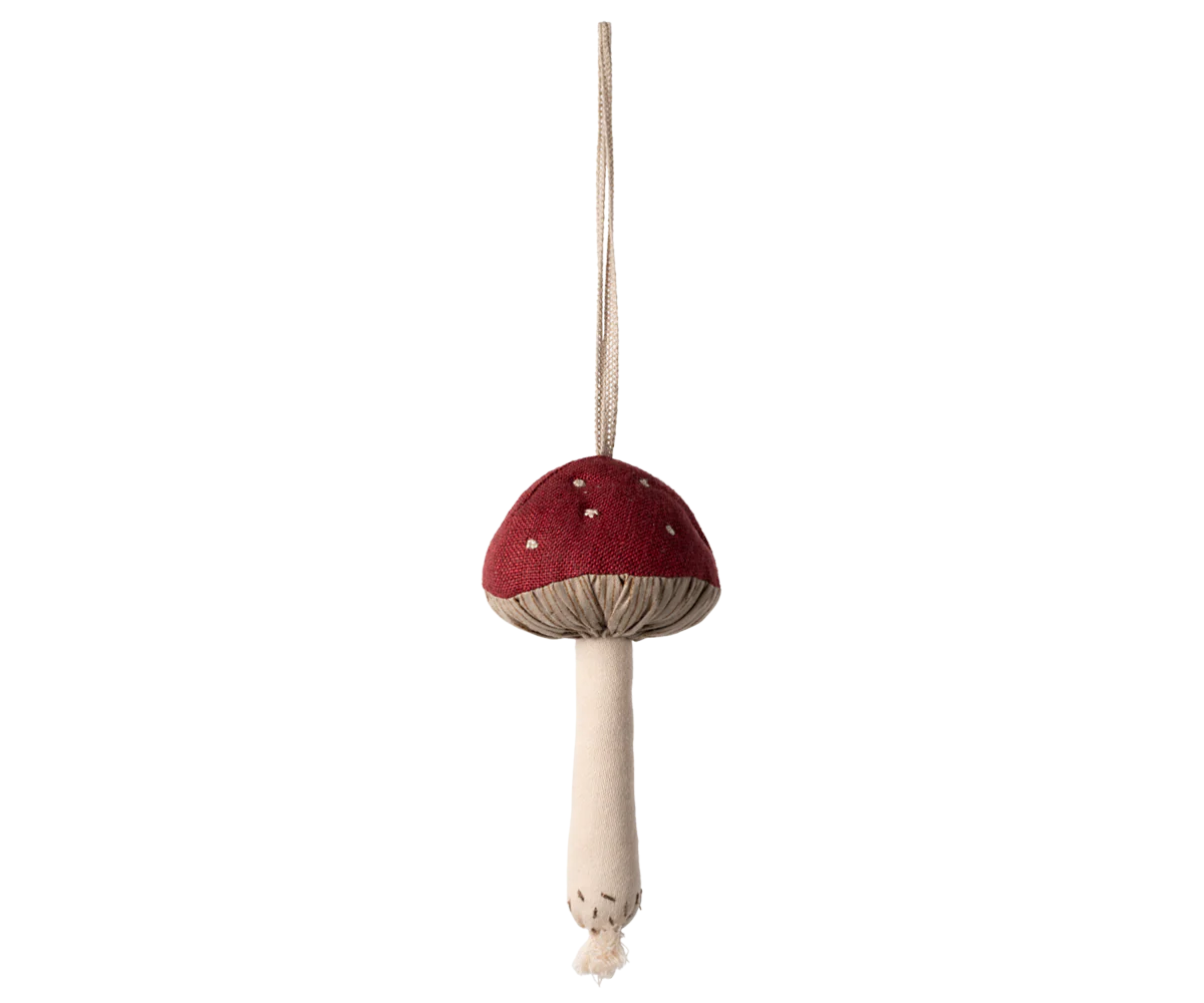 Champignon rouge décoration Noël 2024