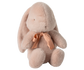 Peluche Lapin medium rose poudre