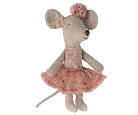 Souris ballerine rose, petite soeur