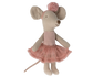 Souris ballerine rose, petite soeur