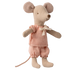 Petite soeur souris dans sa boite - pyjama vichy