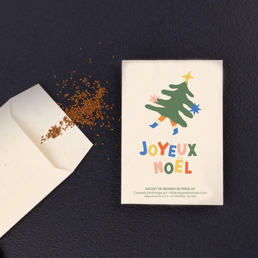 Sachet de graines de Persil - Joyeux noël -