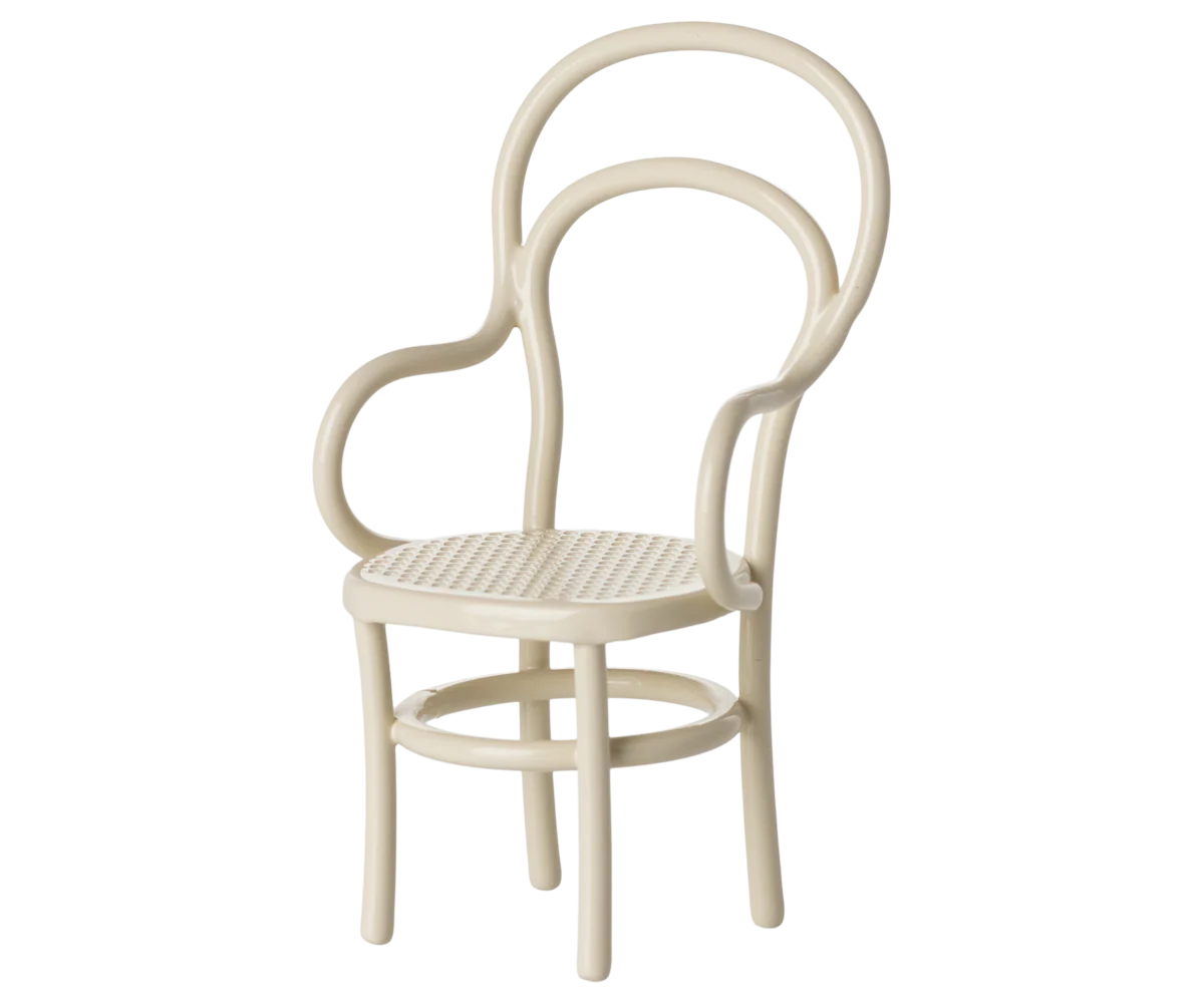 Chaise vintage pour souris - blanc