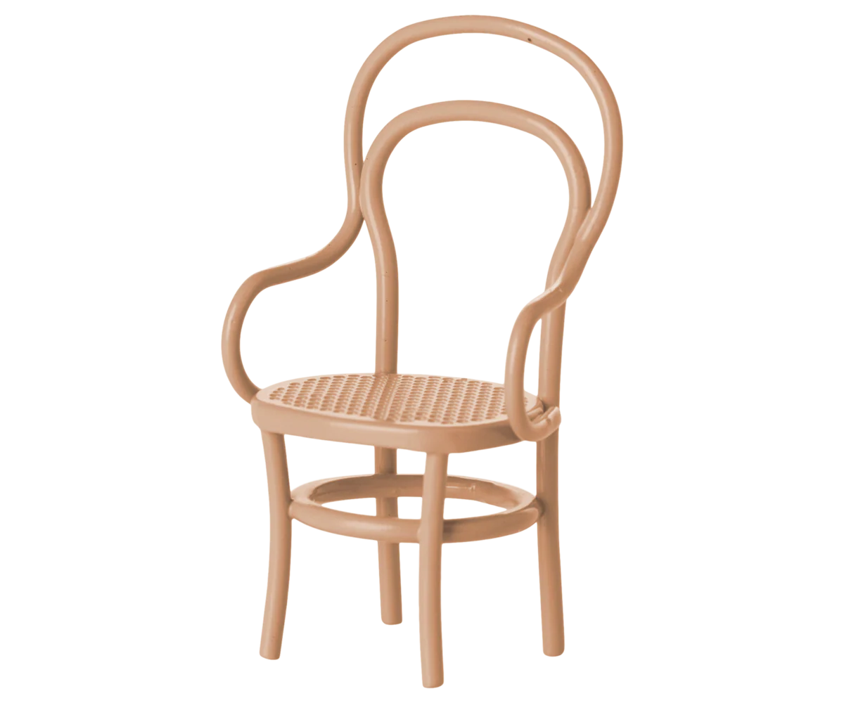 Chaise vintage pour souris - rose foncé