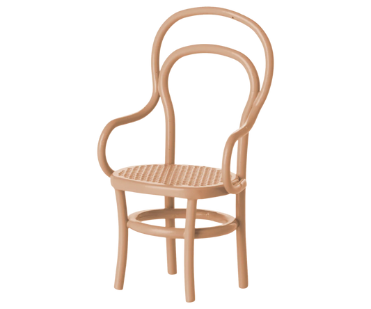 Chaise vintage pour souris - rose foncé