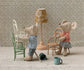 Chaise vintage pour souris - rose foncé