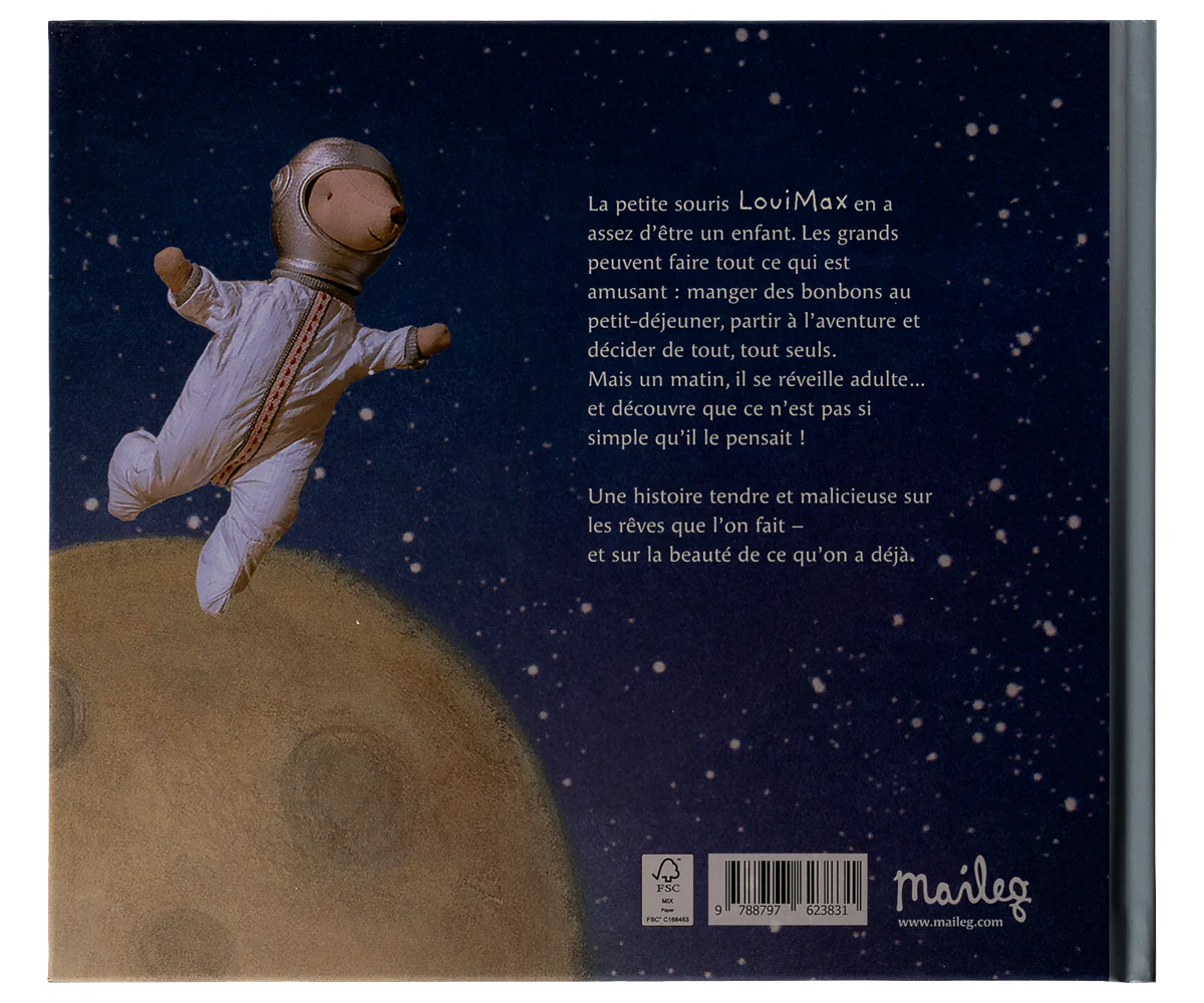Album jeunesse LouiMax rêve d'être adulte