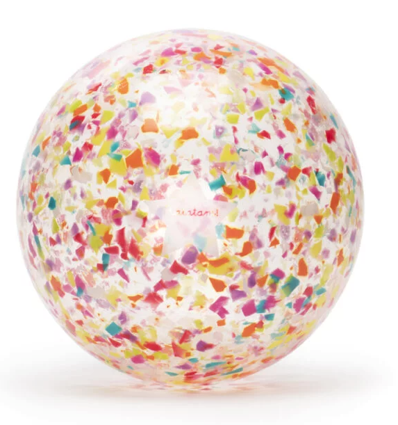 Ballon Confetti – Multicolore 10cm, Little Jeanne
